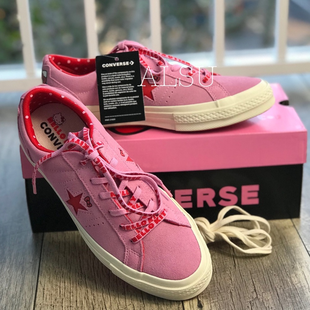 Conv&Hello Kitty One Star OX Prism Pink W AUTHENT - Picture 3 of 8